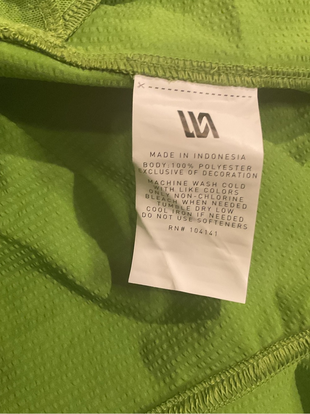 NWT VRST Men's Neon Green Athletic Shorts - Lightweight Performance M - Picture 8 of 11